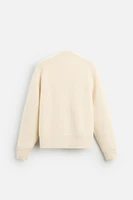 ZIPPERED KNIT JACKET