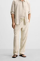 JACQUARD STRIPED PANTS