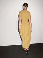 Robe midi broderies