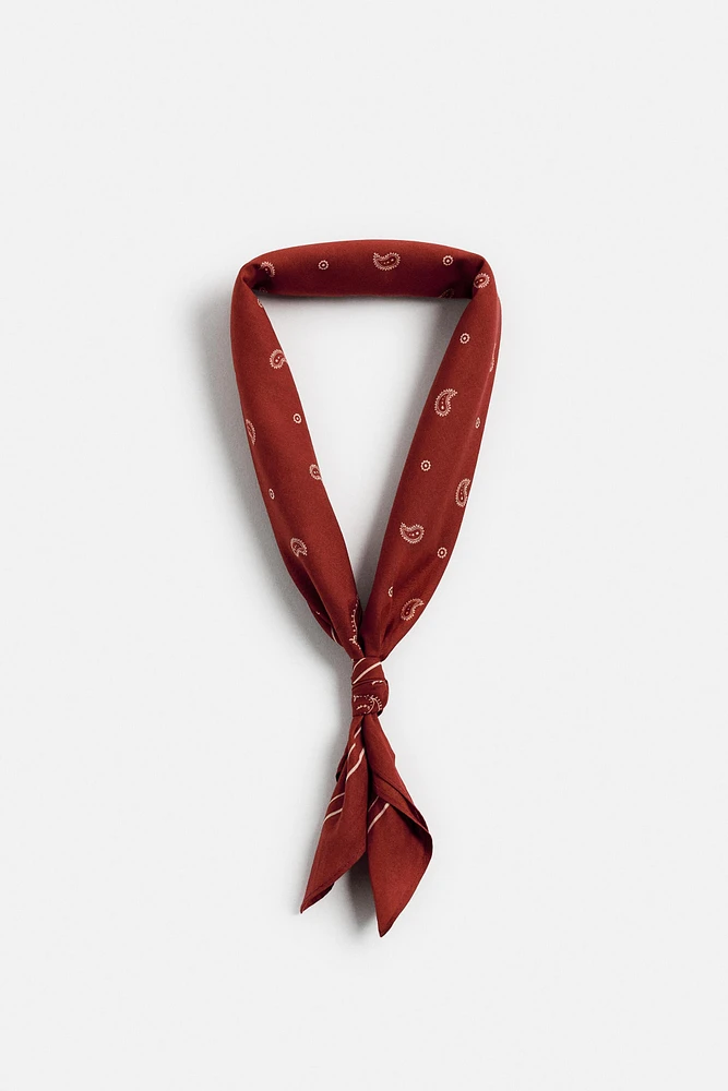 BANDANA À IMPRIMÉ CACHEMIRE