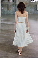 ZW COLLECTION STRIPED CORSET TOP