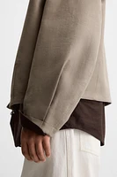 RELAXED FIT CONTRAST JACKET