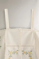 COTTON TOP WITH EMBROIDERY