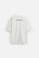 CONTRAST PRINT T-SHIRT