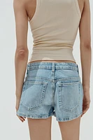 SHORT CHINO EN JEAN TRF