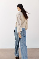 ELASTIC HEM CROPPED JACKET