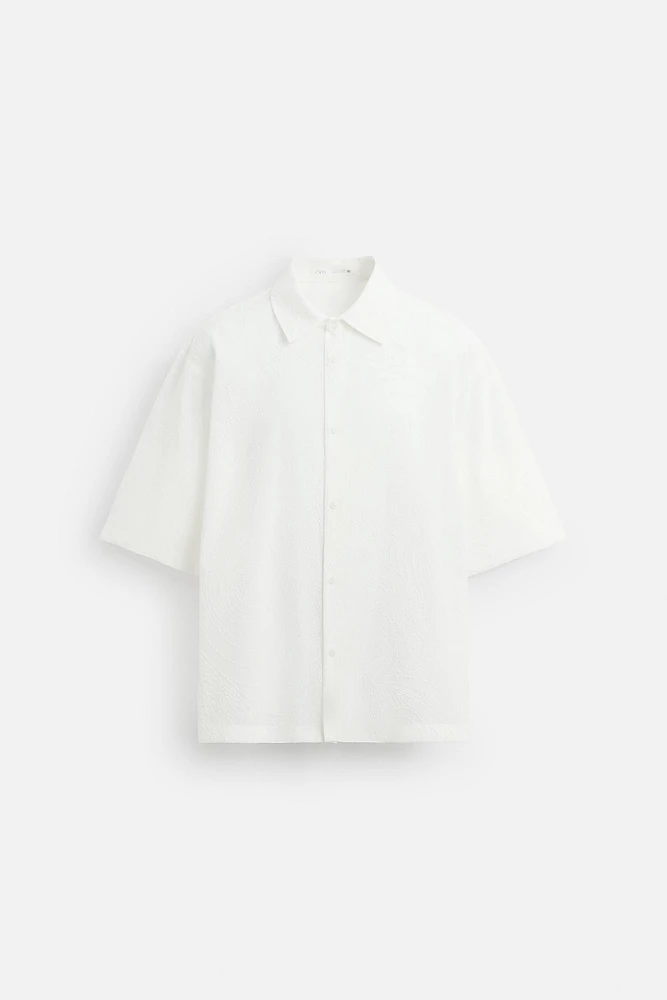 TEXTURED RELAXED FIT SHIRT