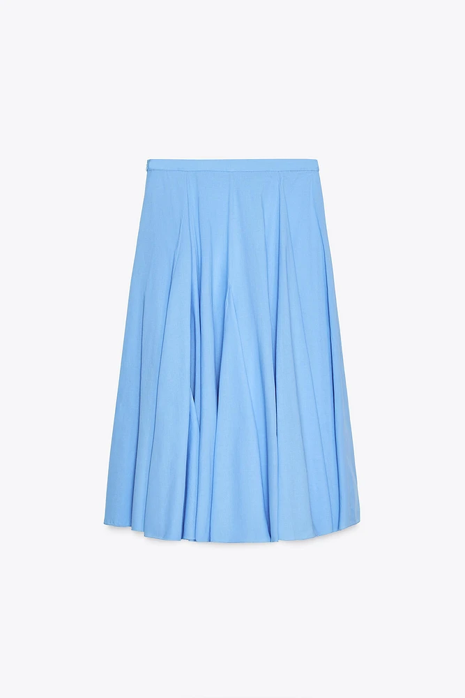 JUPE ÉVASÉE EN COTON ZW COLLECTION
