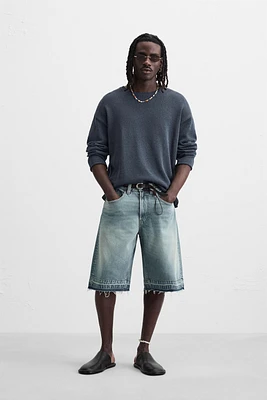 BAGGY FIT DENIM SHORTS