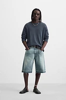 BAGGY FIT DENIM SHORTS