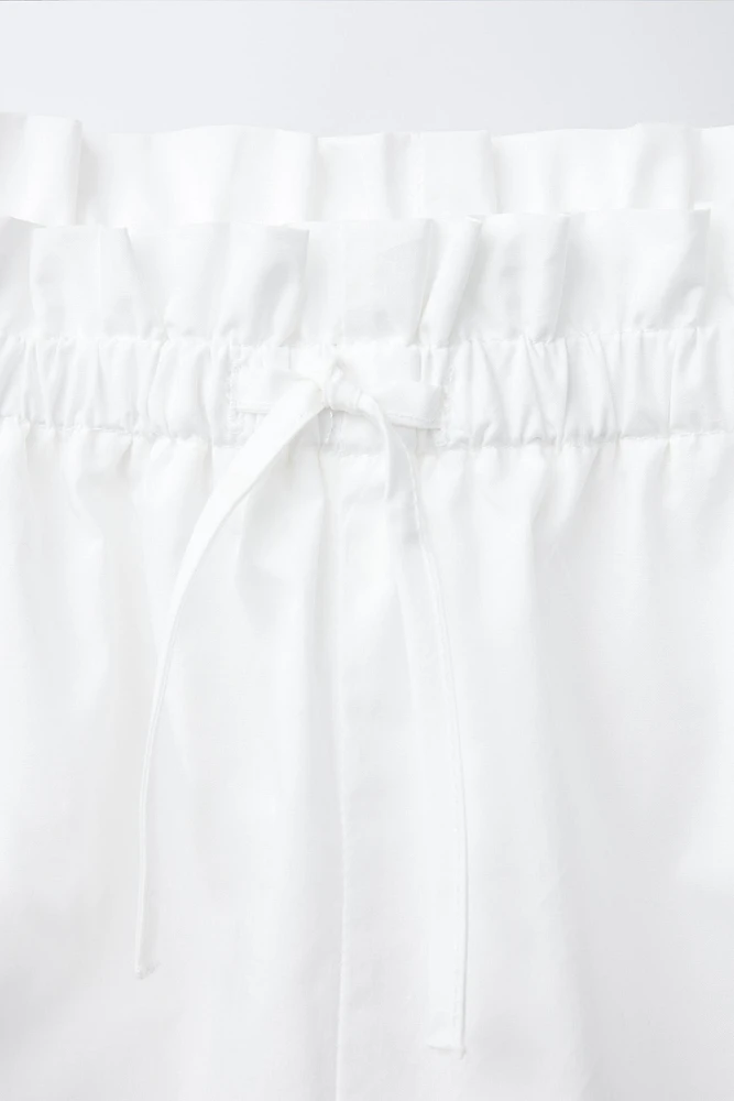 POPLIN PANTS