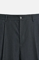 PLEATED REGULAR FIT PANTS