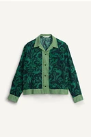 CHEMISE EN SOIE À IMPRIMÉ CARPES ÉDITION LIMITÉE