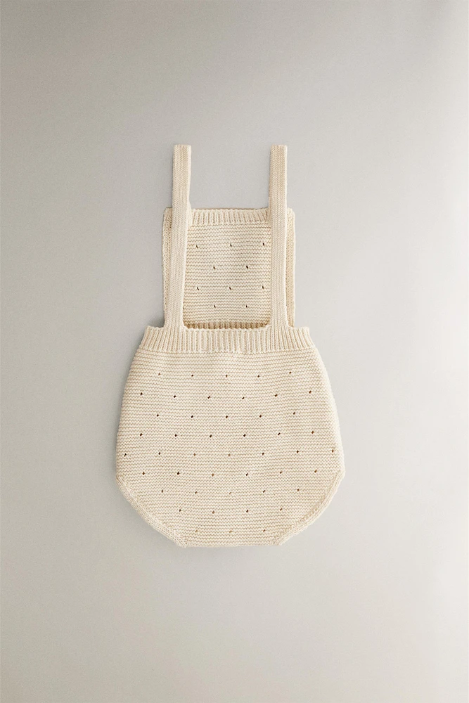 CHILDREN’S CHUNKY KNIT DUNGAREES