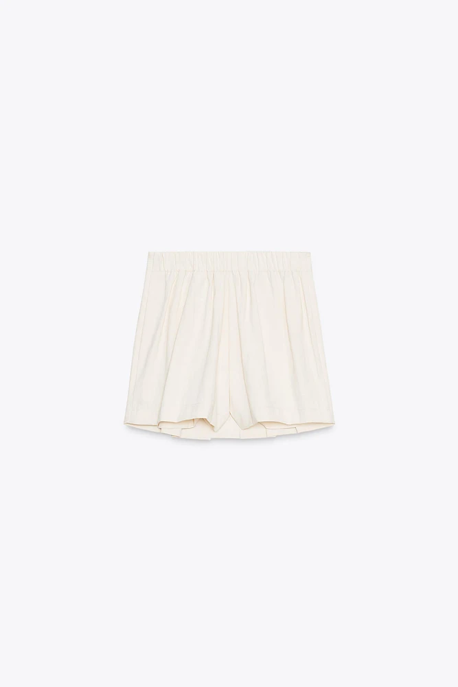 JUPE-CULOTTE MINI PLIS