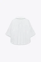 CHEMISE COURTE EN LIN