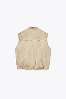 FAUX SUEDE VEST