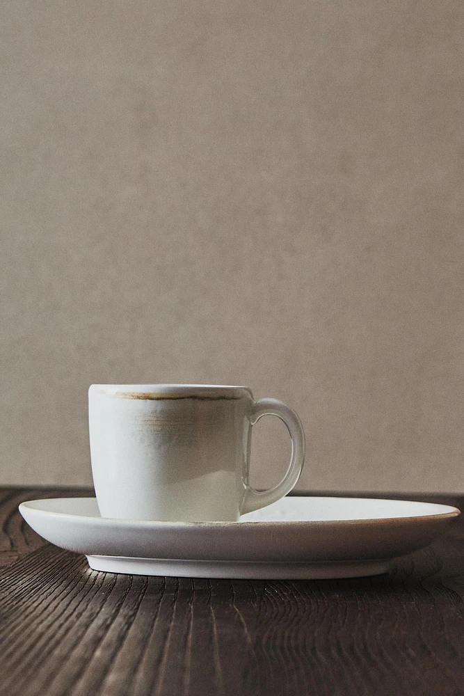 COFFEE CUP AND SAUCER
