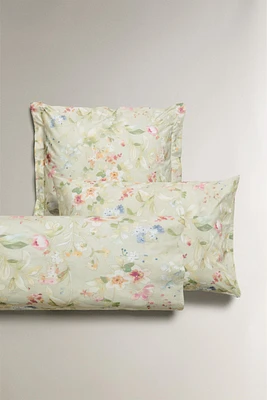 TAIE D’OREILLER IMPRIMÉ FLORAL