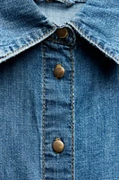 Z1975 BELTED DENIM SHIRT