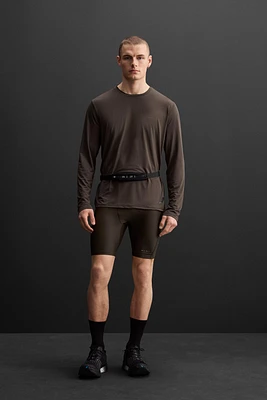 LONG SLEEVE PERFORATED T-SHIRT