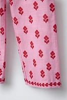 FLORAL PRINT PANTS