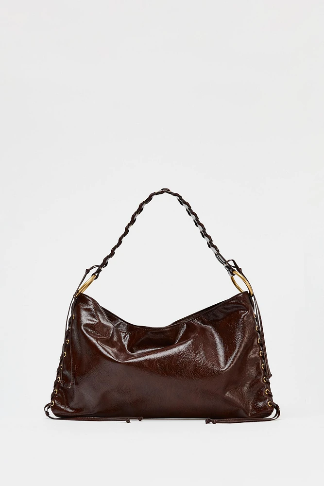 SAC PORTÉ ÉPAULE À ŒILLETS
