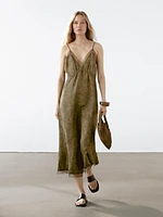 Robe longue nuisette transparence