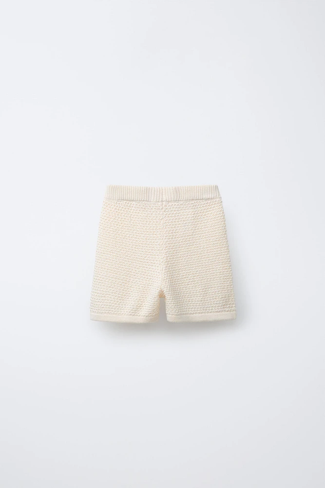 BERMUDA EN MAILLE CROCHET