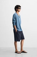 100% LINEN SWEATER