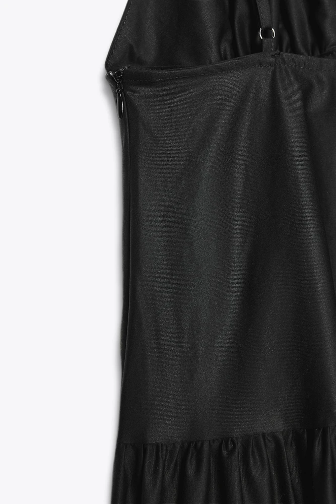 PANELED MIDI DRESS