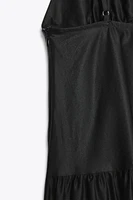 PANELED MIDI DRESS