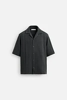TEXTURED RELAXED FIT SHIRT