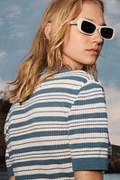 PULL EN MAILLE À RAYURES ÉDITION LIMITÉE