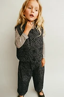 FLORAL PUFFER VEST