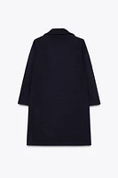 DOUBLE BREASTED KNIT COAT