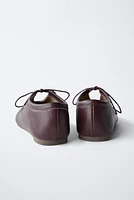 ZARA TIMELESS - DERBYS EN CUIR