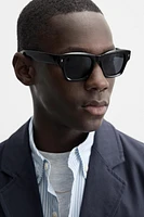 STRUCTURED HERRINGBONE OVERSHIRT