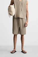 RELAXED FIT KNIT SHORTS