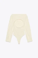 CUT OUT CORSET BODYSUIT