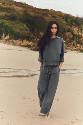 WASHED EFFECT PANTS