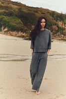 WASHED EFFECT PANTS
