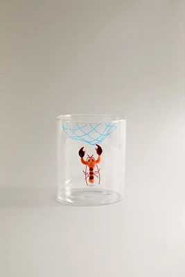 LOBSTER BOROSILICATE GLASS TUMBLER