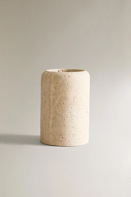 PORTE-BROSSES À DENTS MARBRE BEIGE