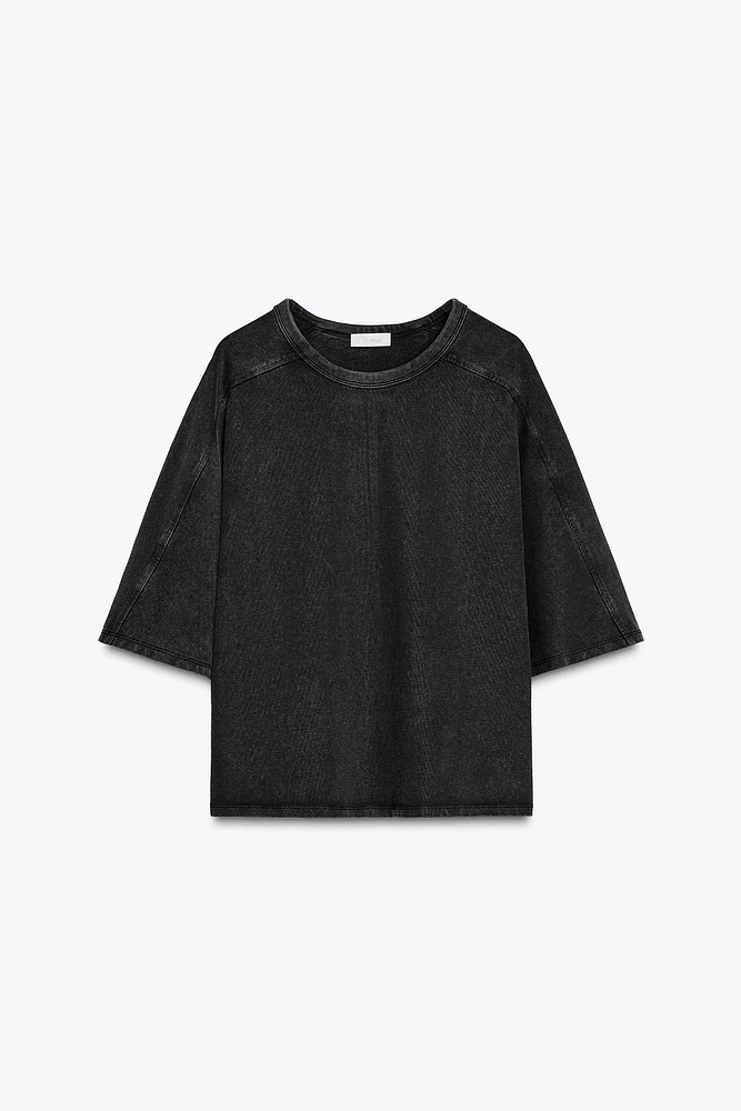 WASHED HEAVY COTTON T-SHIRT