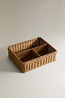 GRAND PANIER À RANGEMENT ENFANT ROTIN