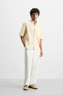 CHEMISE RELAXED FIT À CARREAUX