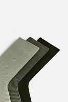 LOT DE TROIS PAIRES CHAUSSETTES LÉGÈRES