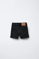 REGULAR DENIM SHORTS