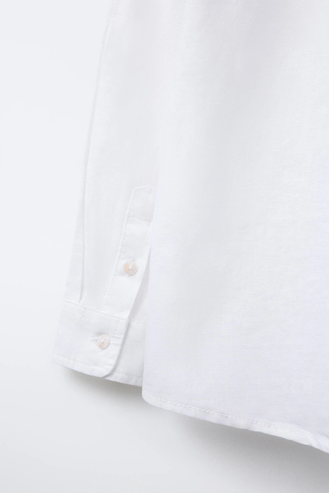 LINEN BLEND SHIRT